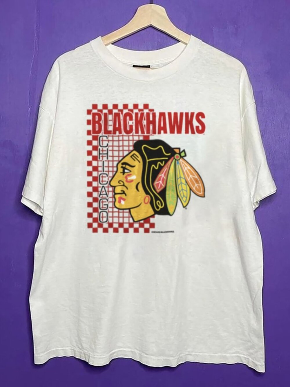 Vintage Chicago Blackhawks Hockey Shirt, NHL Chicago Blackhawks Unisex Shirt Tee
